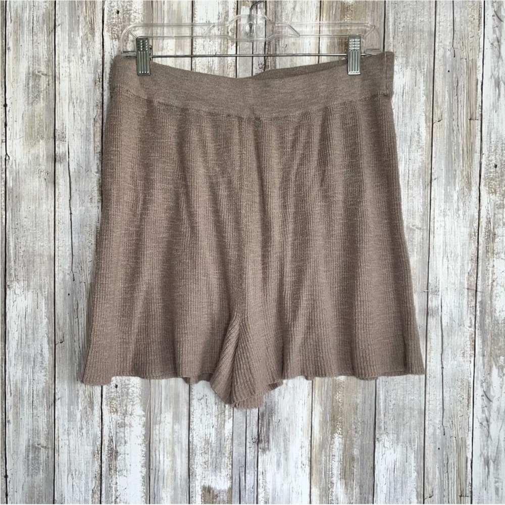Free People FP Beach Tan Knit Shorts